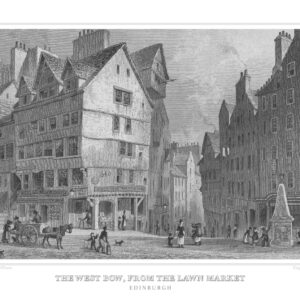 1829 - The West Bow, From The Lawn Market, Edinburgh