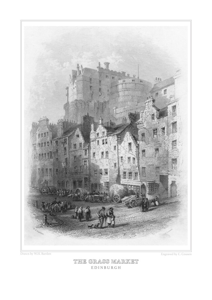 The Grass Market, Edinburgh – 1840
