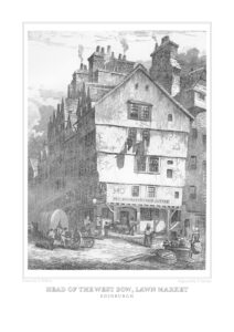 1886 - Head Of The West Bow, Lawn Market